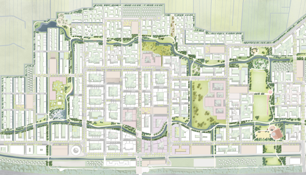 Oberbillwerder Siegerentwurf Grüner Loop