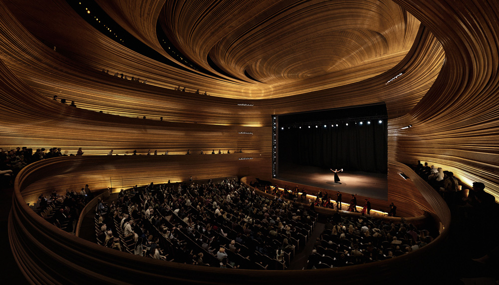 Entwurf Neue Staatsoper Hamburg Innenraum